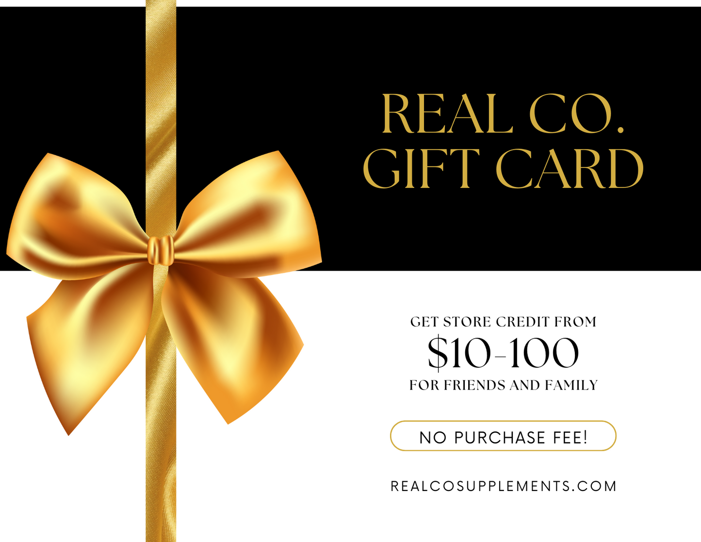 Real Co. Supplements Gift-Card